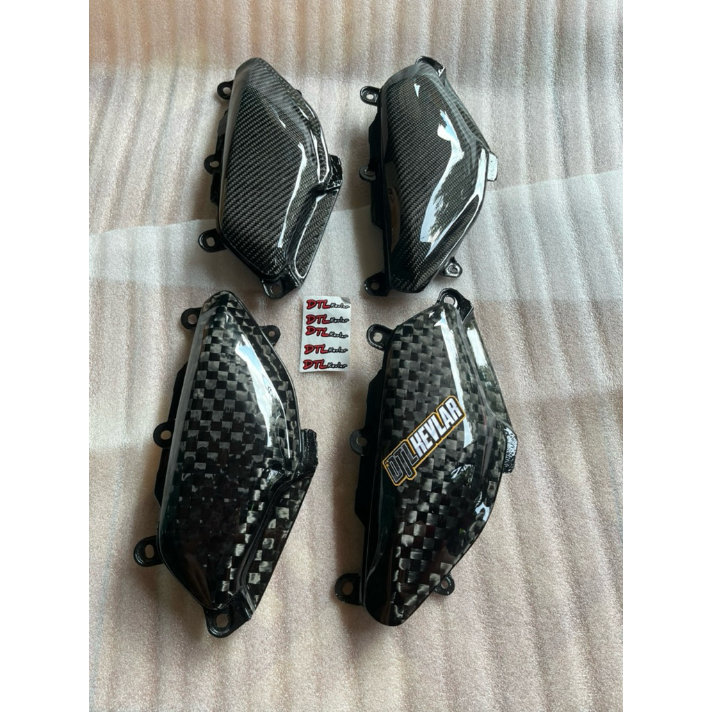 sirip body kiri kanan nmax old carbon kevlar