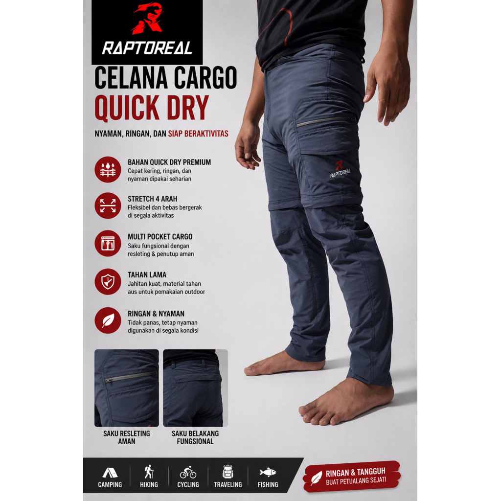Celana Gunung Raptoreal Seri Rawa Rontek Celana Gunung Celana Quick Dry Celana Outdoor 69
