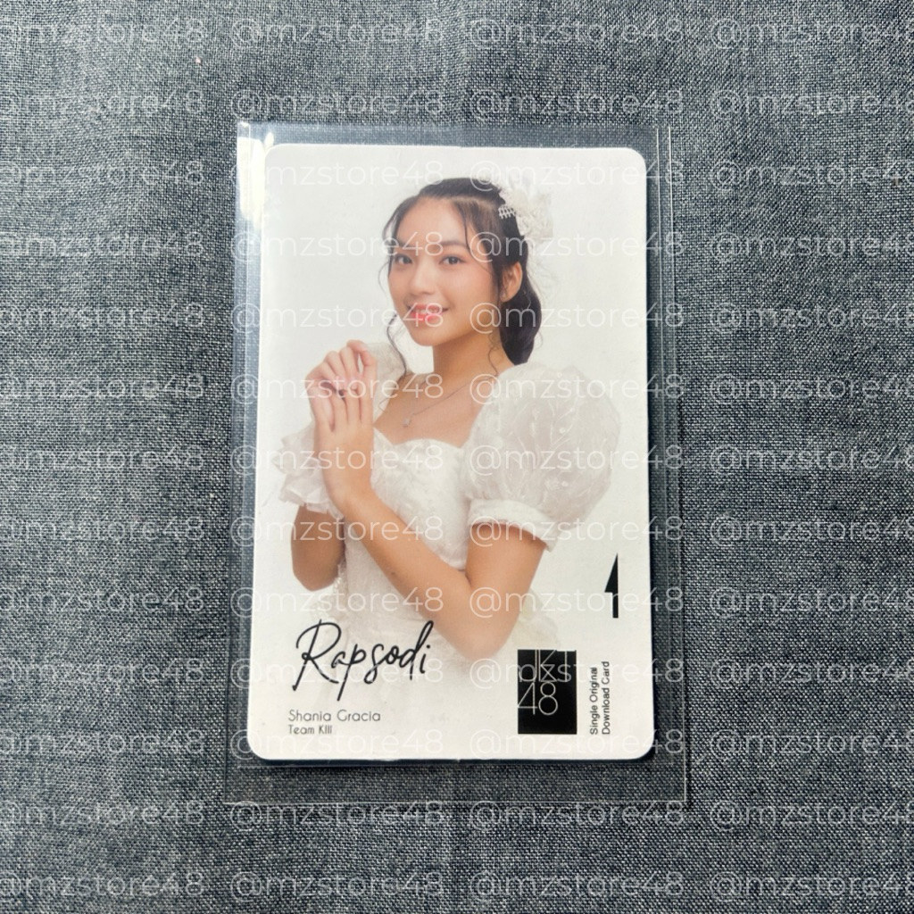 MUSIC CARD MC Rapsodi JKT48