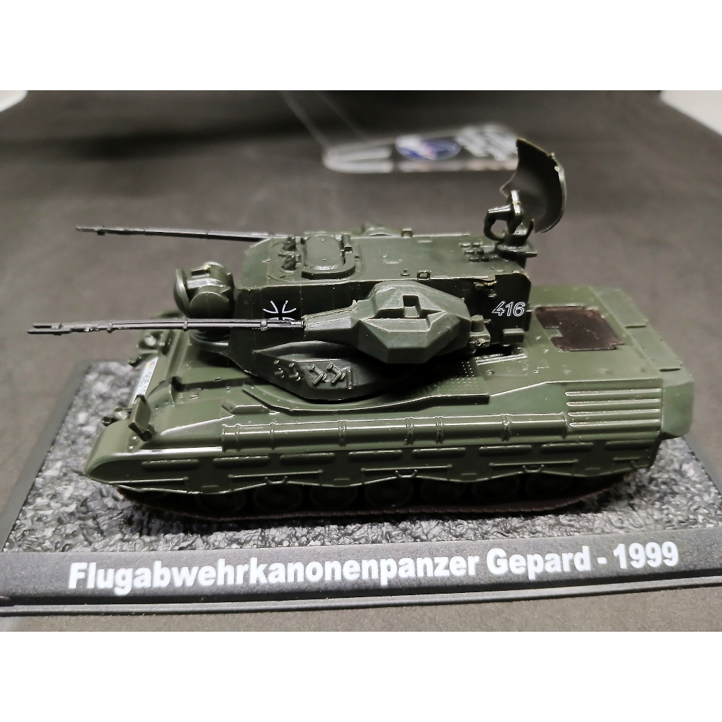 Diecast Kendaraan Tempur Militer Tank Flak Panzer Gepard AD Jerman Skala 72