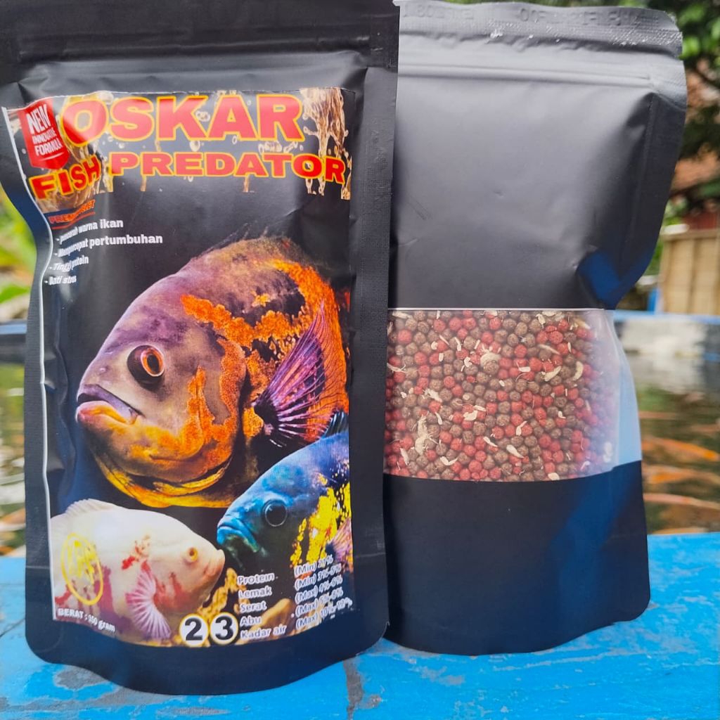 Pelet Ikan Hias Oscar Premium 150g 3mm