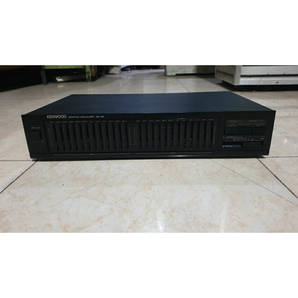 equalizer 2x10band 20channel KENWOOD GE-55 second bekas normal siap pakai sudah di tes