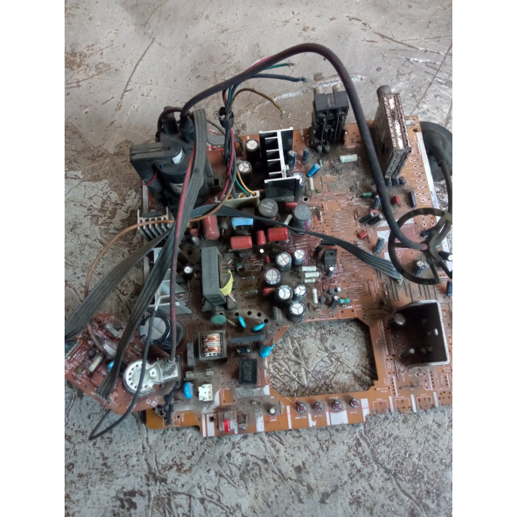 mesin tv sharp piccolo slim 21in original