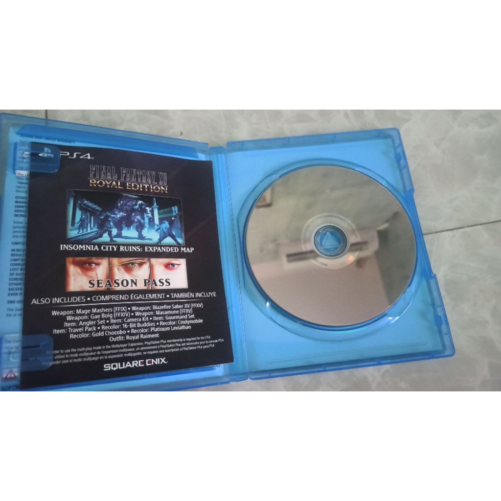 Kaset / bd Final Fantasy XV royal edition ps4