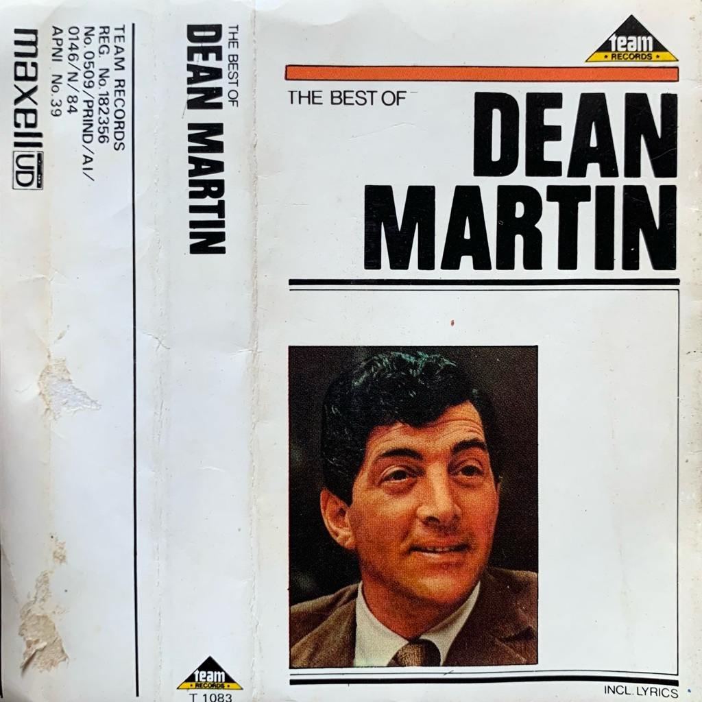 Kaset Pita Dean Martin - The Best Of (1984 Team Records)