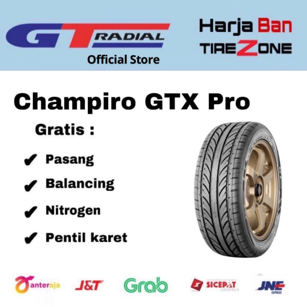Ban Mobil GT Radial 195/50 R16 Champiri GTX PRO