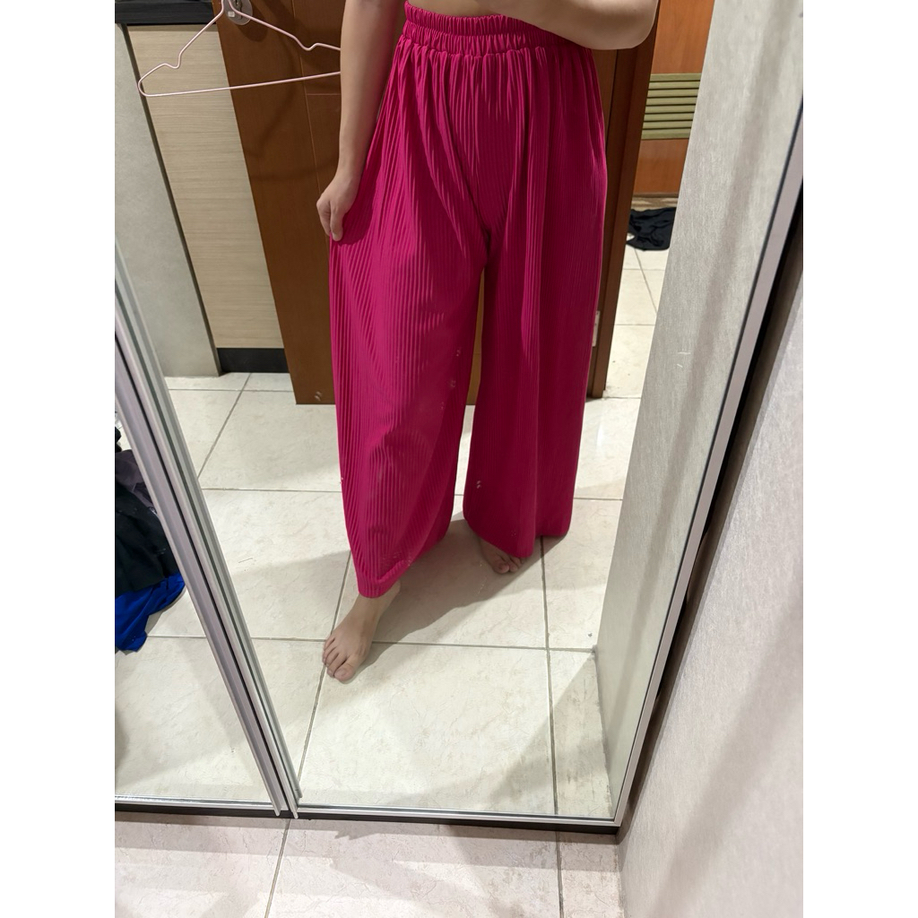 Celana Kulot Pink Fanta