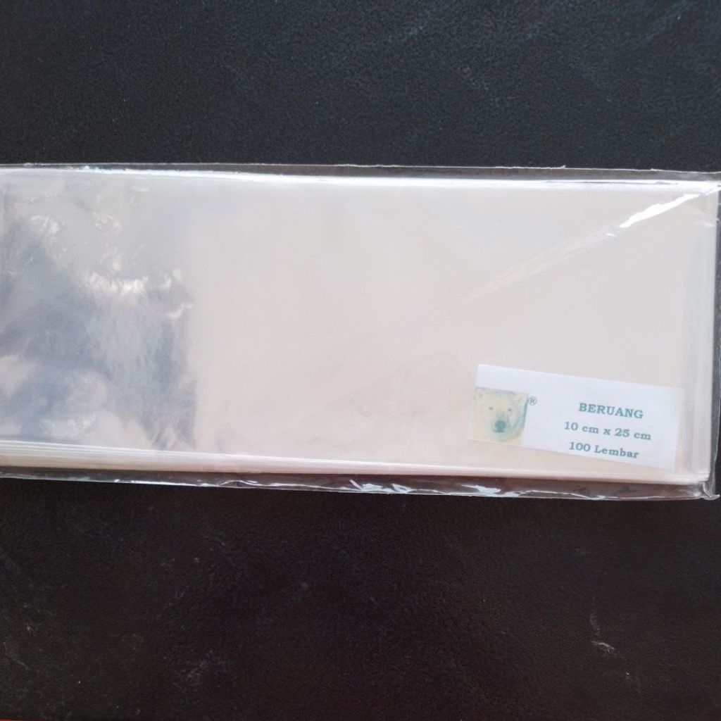 Plastik opp lem 10x25 , 10 x 25 cm bening