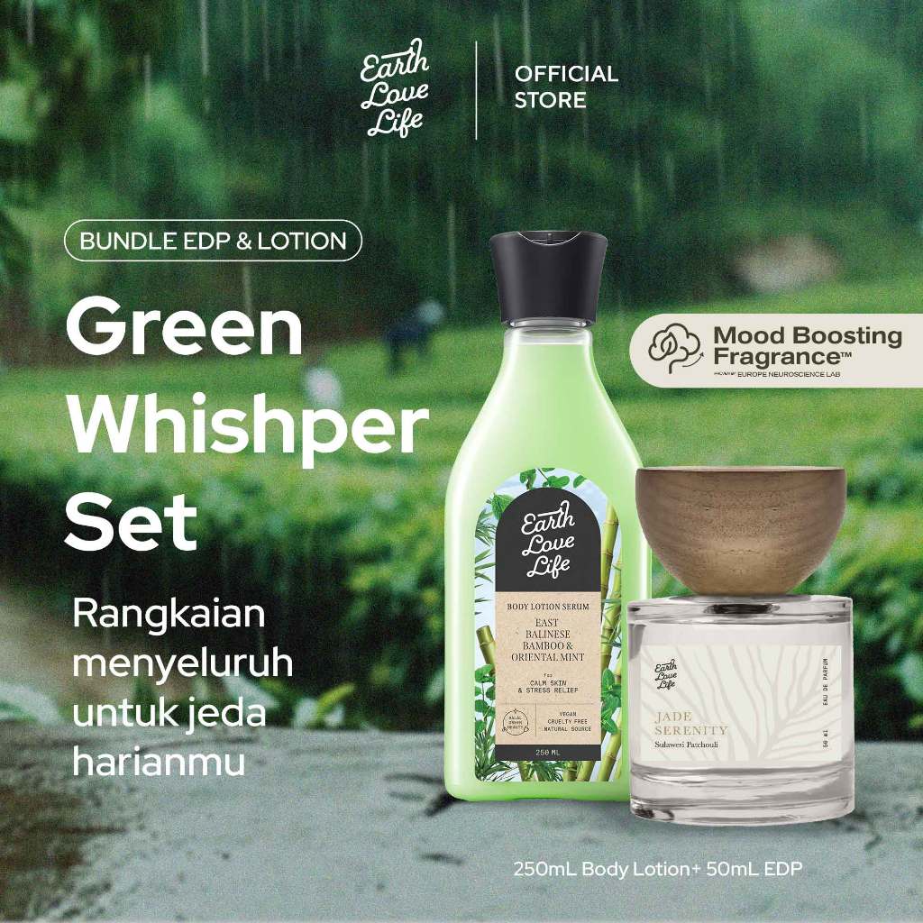 Earth Love Life Refreshing & Calming Body Care Set | Solusi Stress Relief & Jerawat Punggung | Peraw