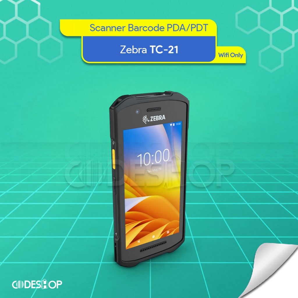 Scanner Barcode Portable Zebra TC-210K Android