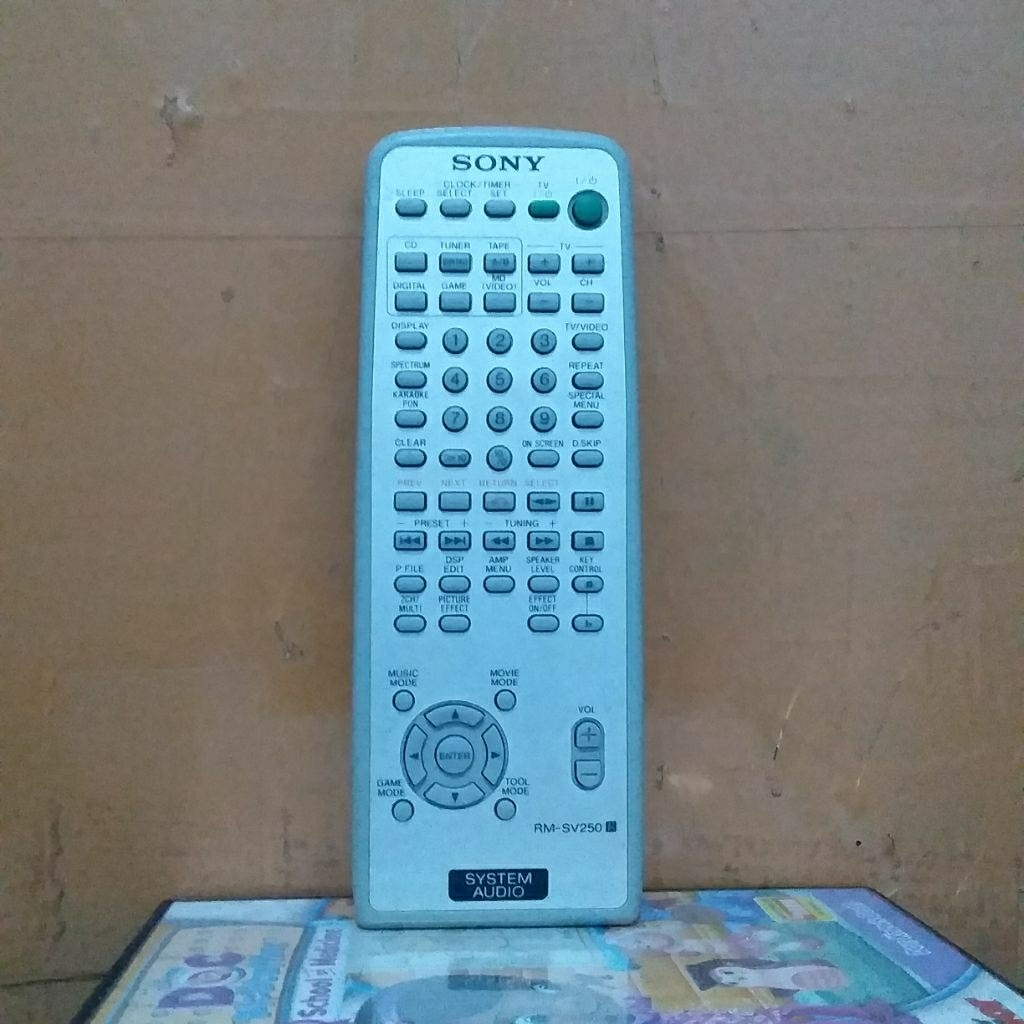 REMOTE AUDIO SYSTEM SONY SERI RM-SV250 ORIGINAL