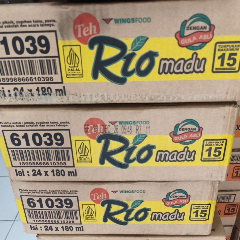 TEH RIO ORIGINAL 1 DUS ISI 24 INSTAN SAMEDAY