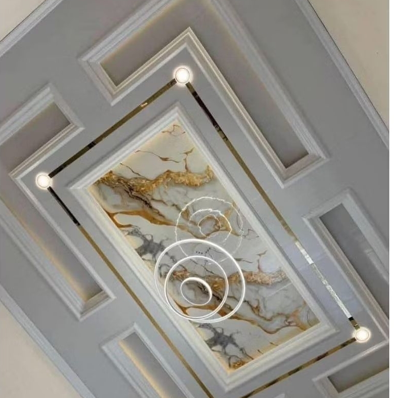 plafon gypsum terpasang minimalis