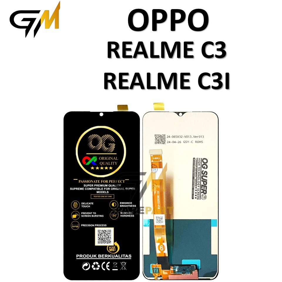 LCD TOUCHSREEN OPPO REALME C3 / REALME C3I ORIGINAL COMPLETE