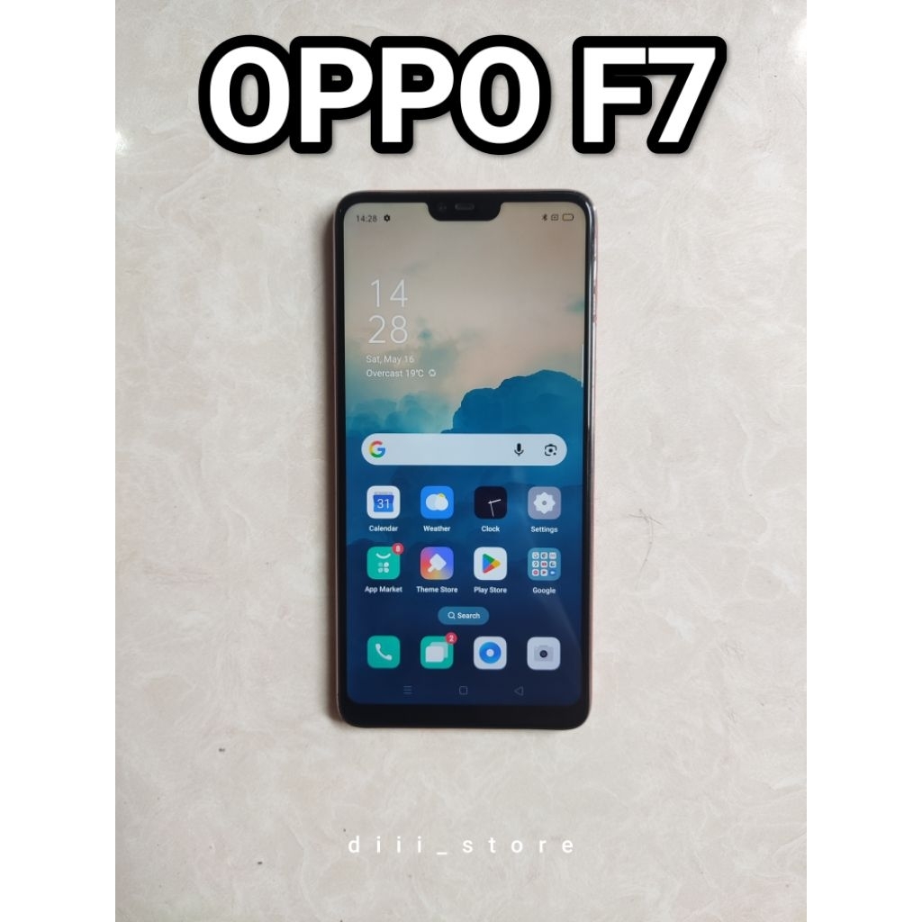 OPPO F7 4/64 GB DUAL SIM 4G LTE SECOND NORMAL SIAP PAKAI