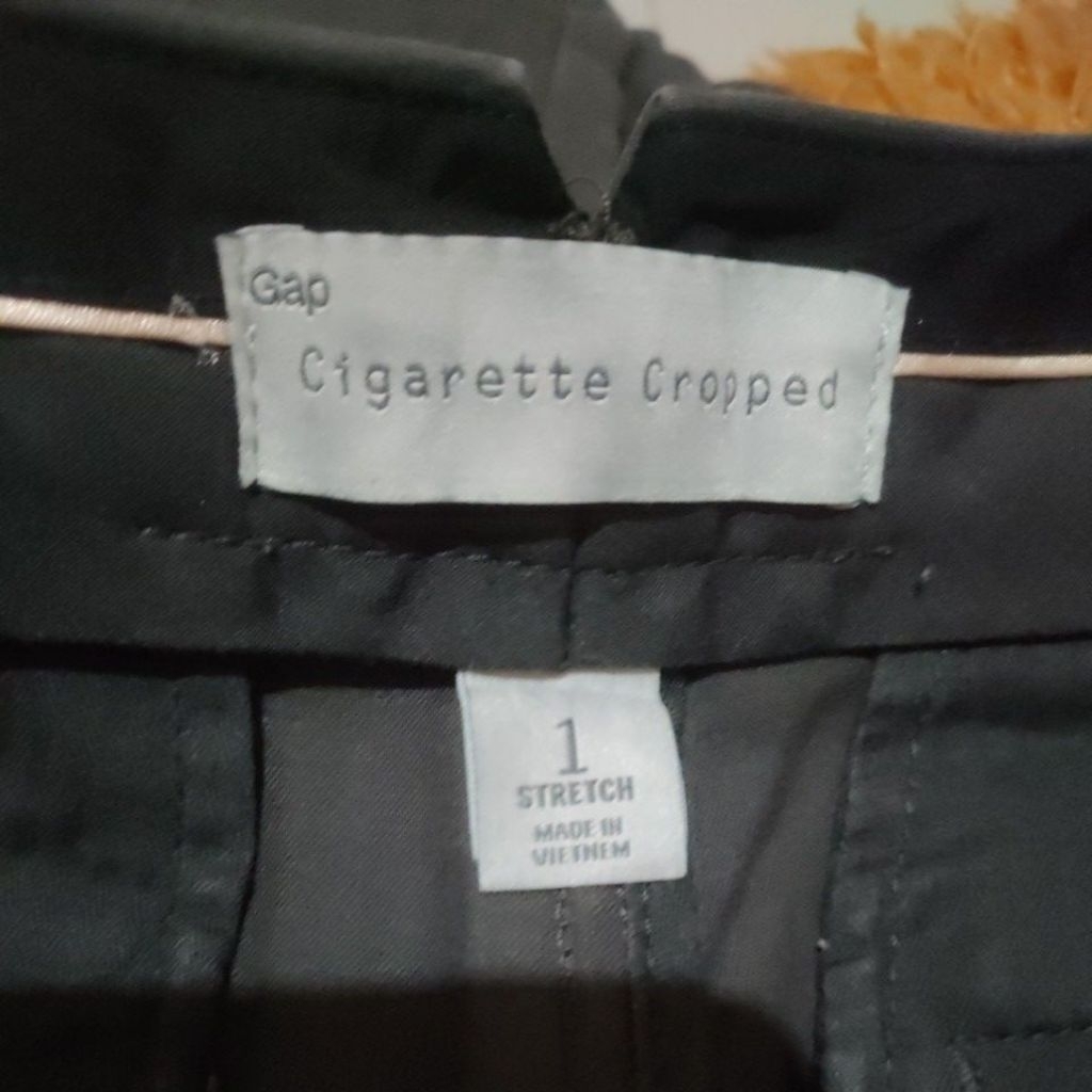 celana cropped brand GAP original