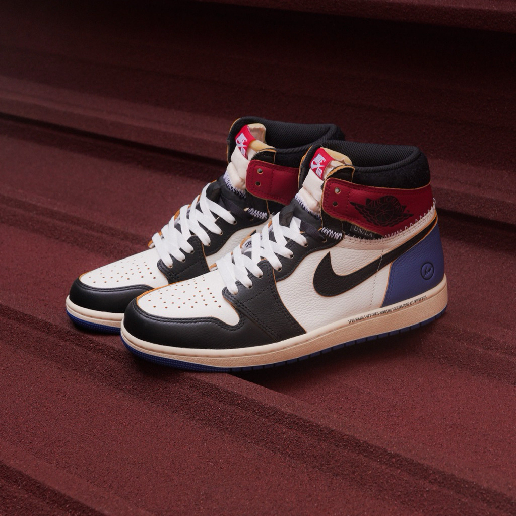 Nike Air Jordan 1 Retro High OG x Union x Fragment Black & Varsity Red