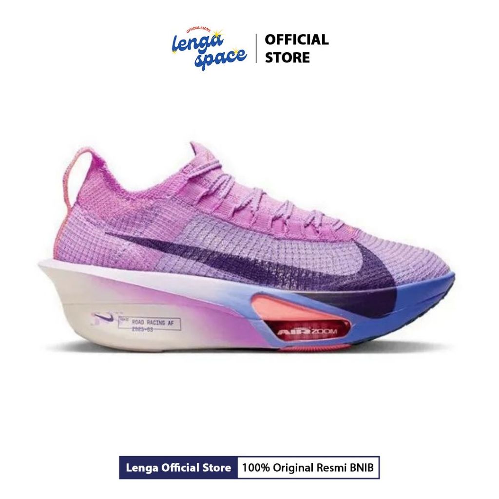 Sepatu Lari Wanita Alphafly 3 Women's Road Racing Shoes (A/W) - Purple (FD8315-500) Original