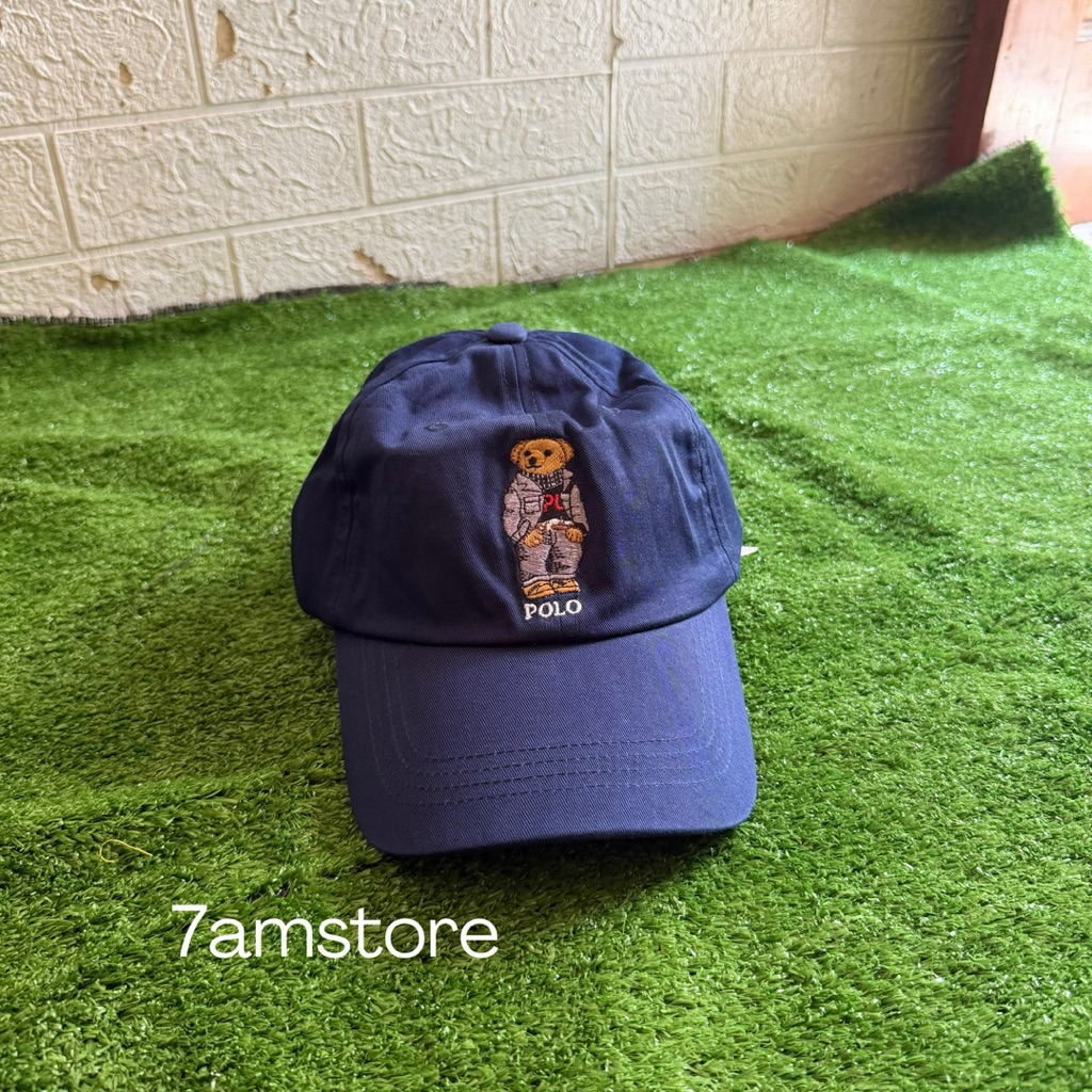 CAP / TOPI POLO Bear - Navy Original