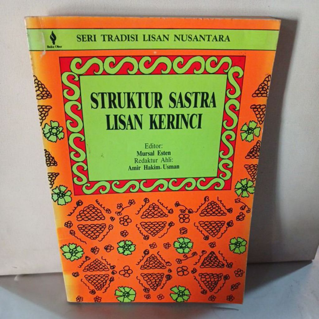 Buku STRUKTUR SASTRA LISAN KERINCI