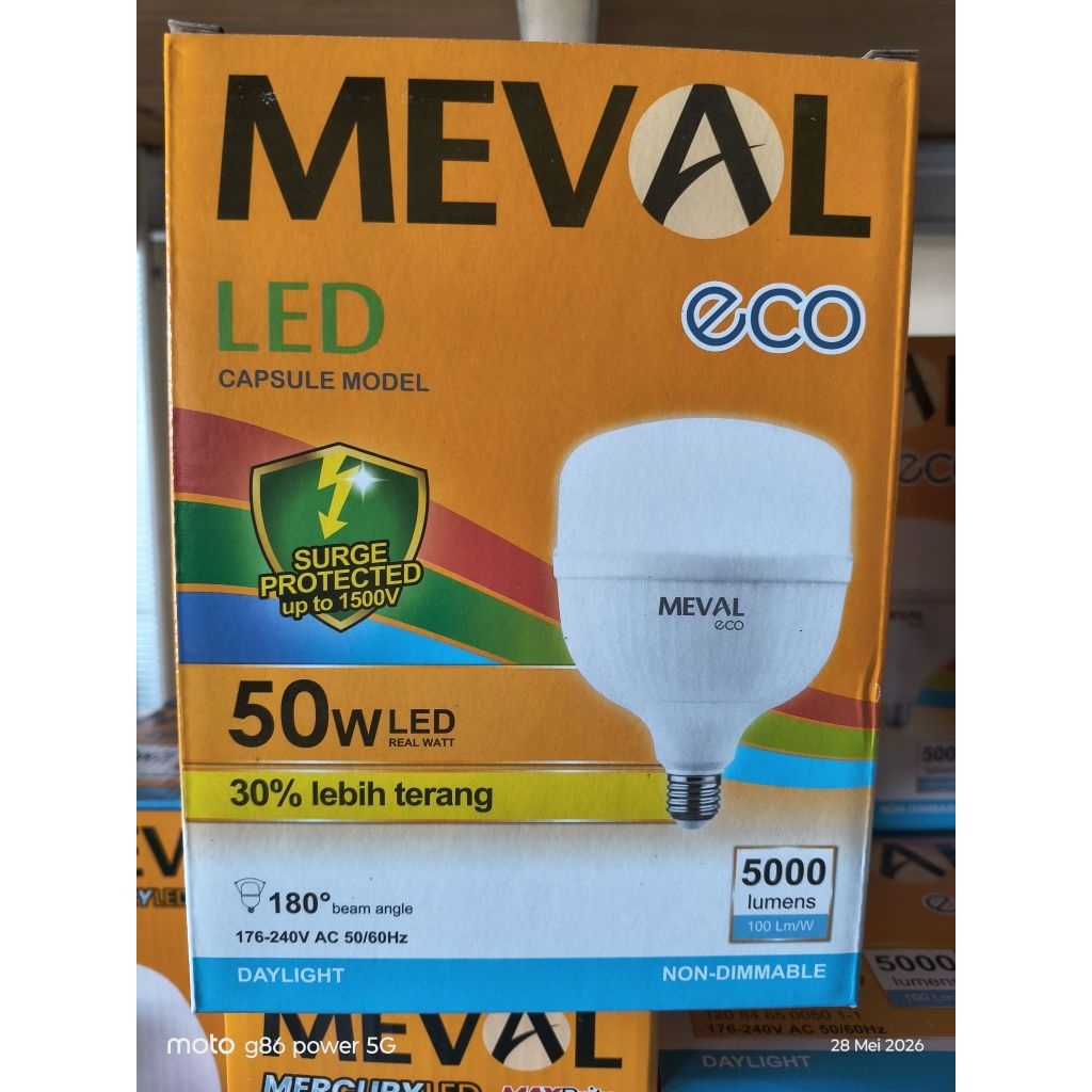 LAMPU LED CAPSUL MEVAL 50 WATT