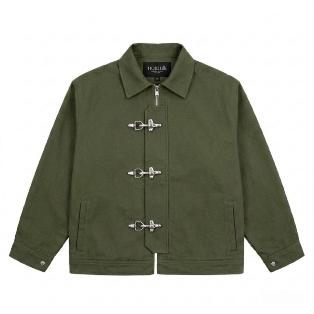 Fireman Claps Button Boxi_Jaket Kemeja_PJG