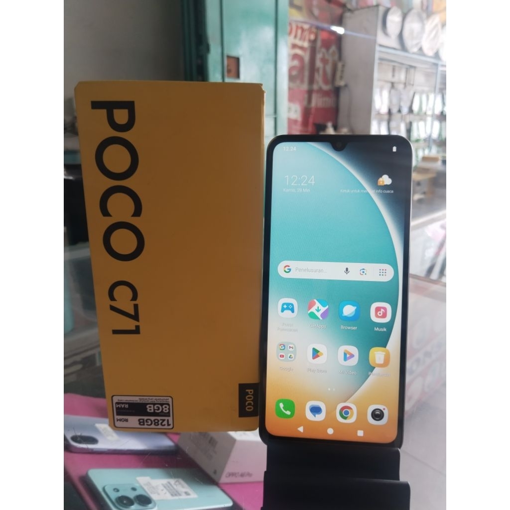 HP SECOND MURAH BERGARANSI POCO C71 RAM 4+2/128 LCD ORIGINAL