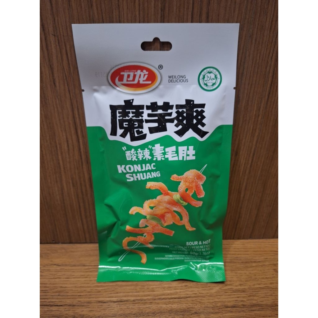 Weilong Konjac Shuang Snack Halal Vegetarian 50 gr