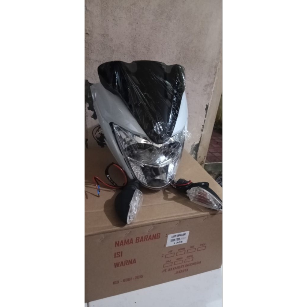 Vixion R New LED Headlamp Lampu Depan Vixion New LED Set Sen Siap Pasang