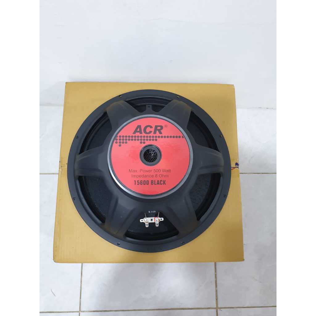 SPEAKER ACR 15" 15600 BLACK ACR WOOFER 500 WATT