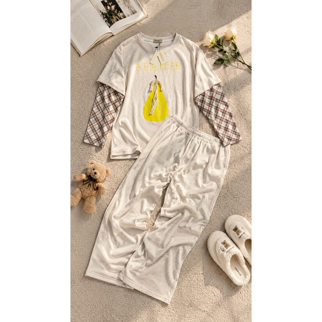 Pear Set Celana Athayaa Daily / setelan wanita original / setelan athayaa / setelan