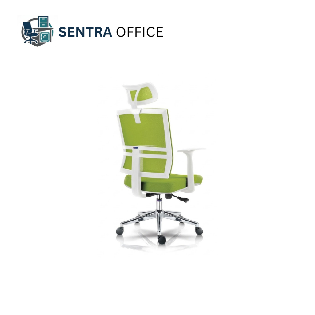 KURSI KANTOR INCO MALTA H WHITE - KURSI STAFF JARING INDACHI
