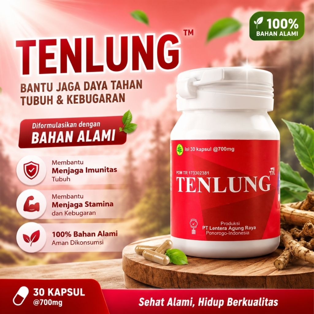 (ISI 30Kapsul) PENINGGI BADAN AMPUH TENLUNG (BUAT PRIA/WANITA)