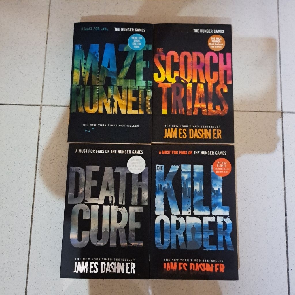 The Maze Runner series Novel by James Dashner