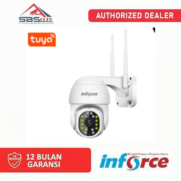 CAMERA OUTDOOR INFORCE SMART CCTV OUTDOOR WIFI N9 3 MP 3MP TUYA WATERPROOF