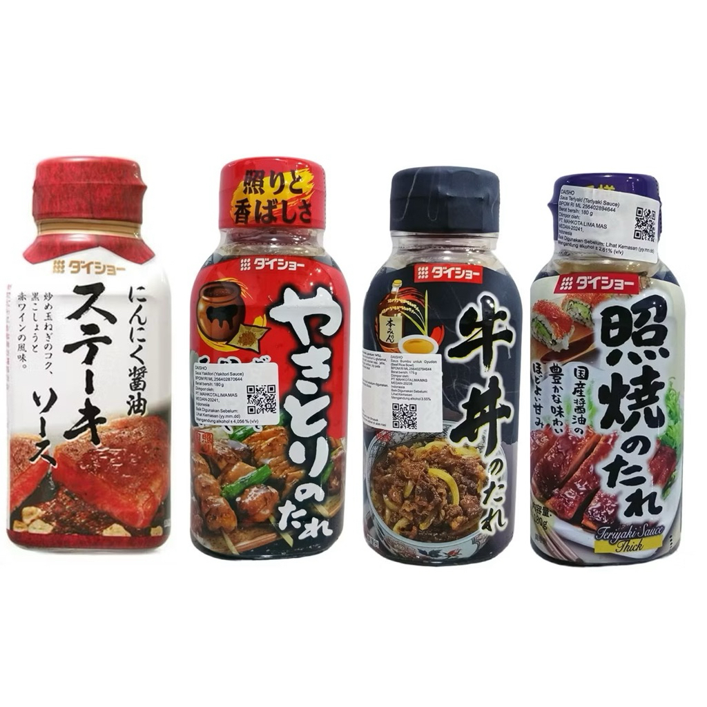 Daisho Yakitori Sauce 180gr/Daisho Teriyaki Sauce Thick 180gr/SAUS/YAKITORI/bumbu/OLES/SATE/Ala/JEPA