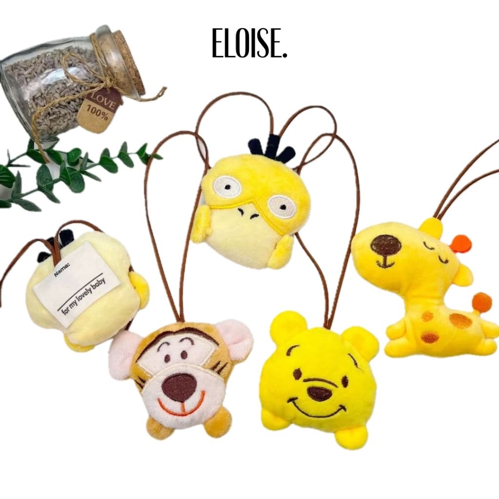 Gantungan Boneka Plush Lucu Mini
