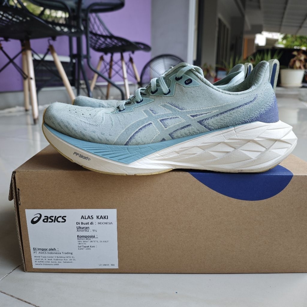 Asics Novablast 4 Bekas Second Size 43.5