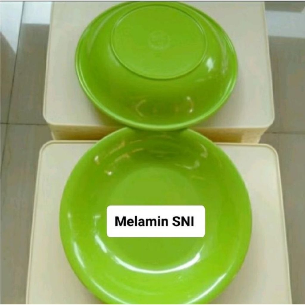 { PL-519/PLT-09 } Piring Lontong Melamin 9 inch Merek Singa Singi