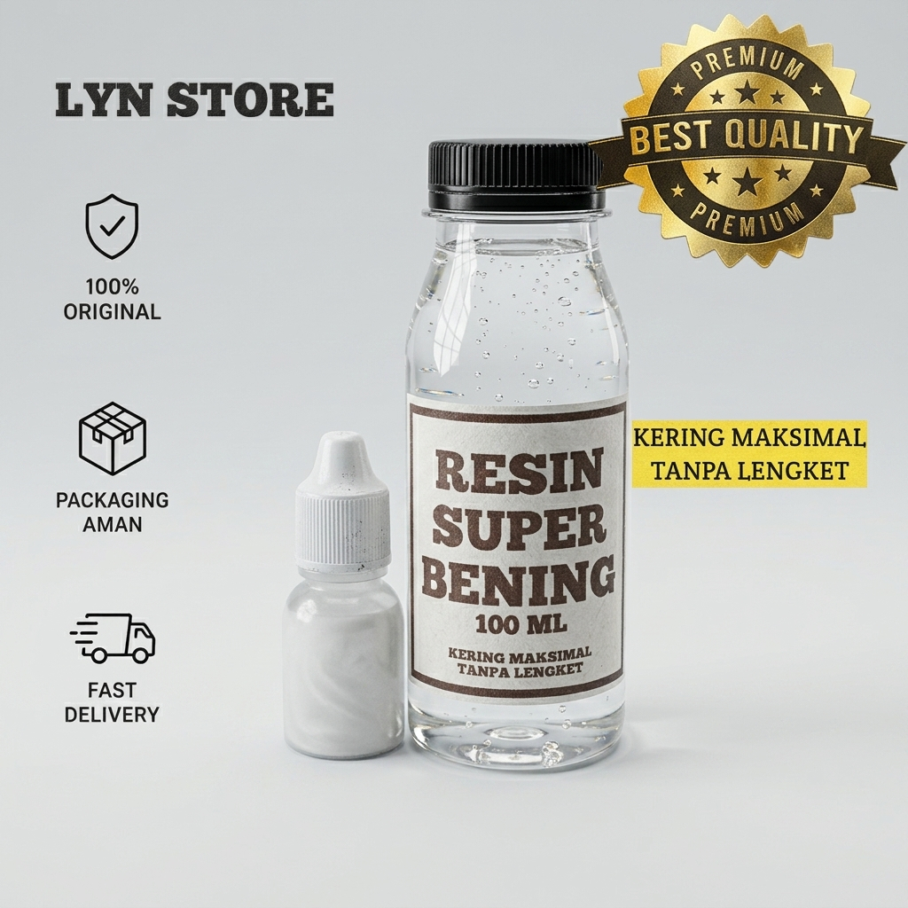 LYN Resin Joran Premium Ultra Clear 100 ML Kering Maksimal