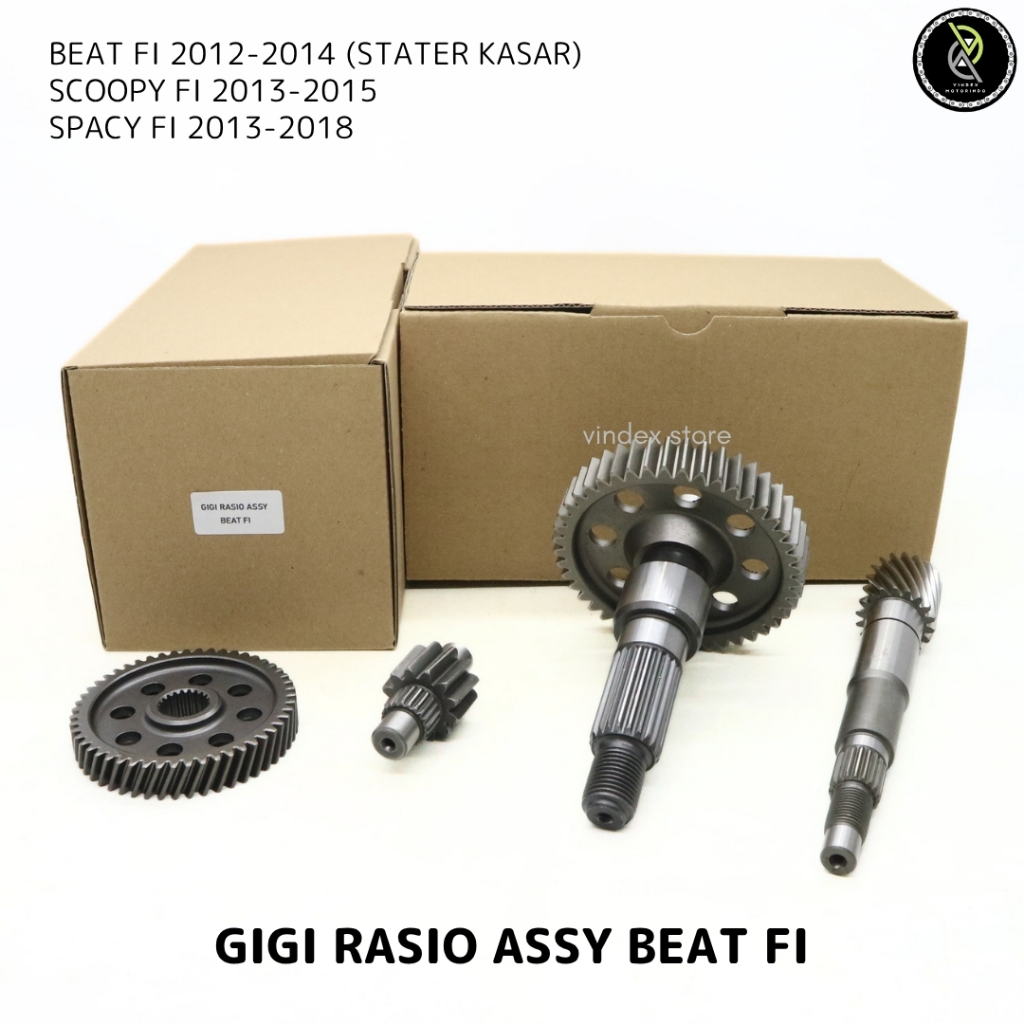 GIGI RASIO SET BEAT FI SCOOPY FI SPACY FI GEAR RASIO ASSY KZL