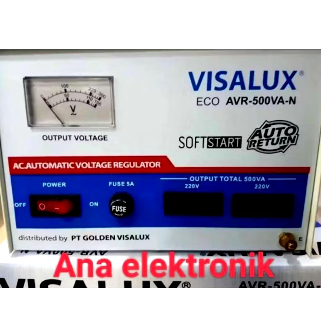 STABILIZER VISALUX AVR3000VA-N Auto Return ( LUAR BATAM)