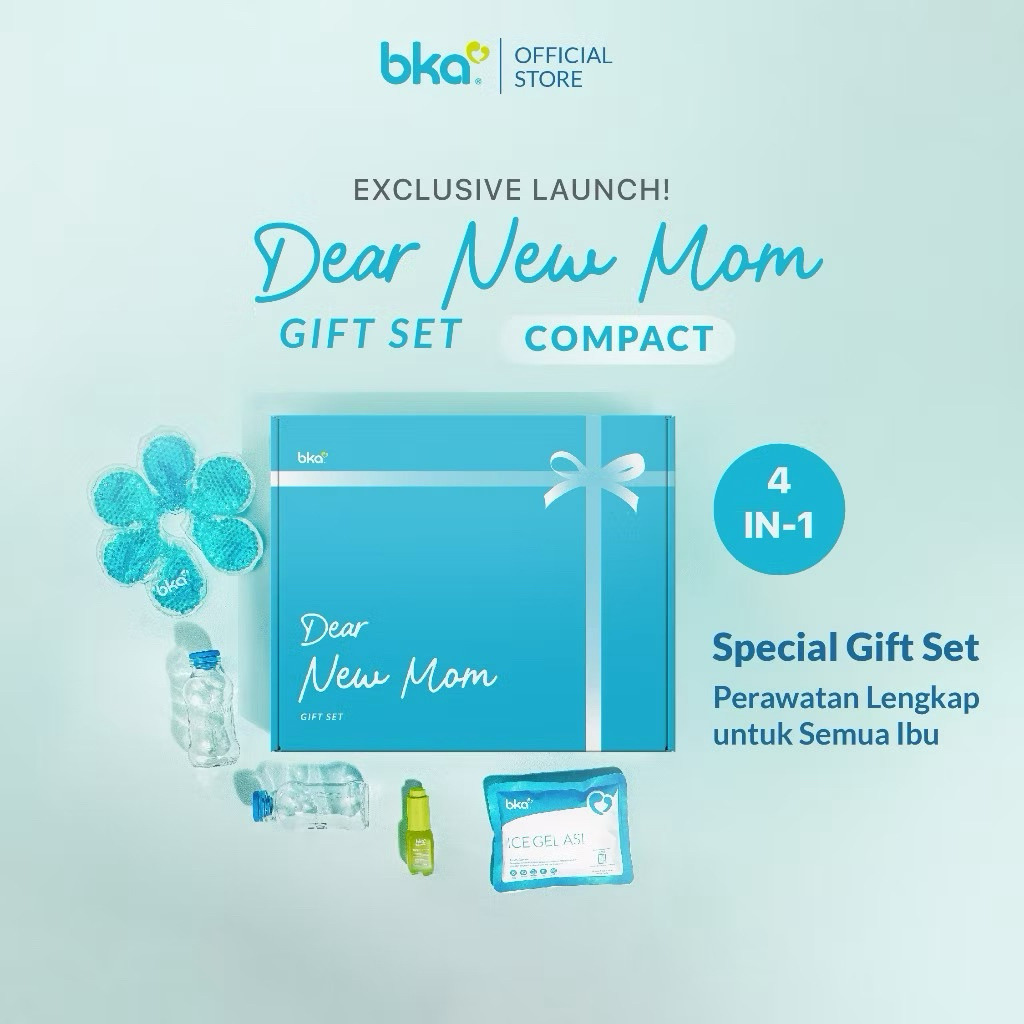 BKA Dear New Mom Gift Set  – Kado Ibu Melahirkan |  Birthday Gift Mom | Hampers Ibu Melahirkan | Kad