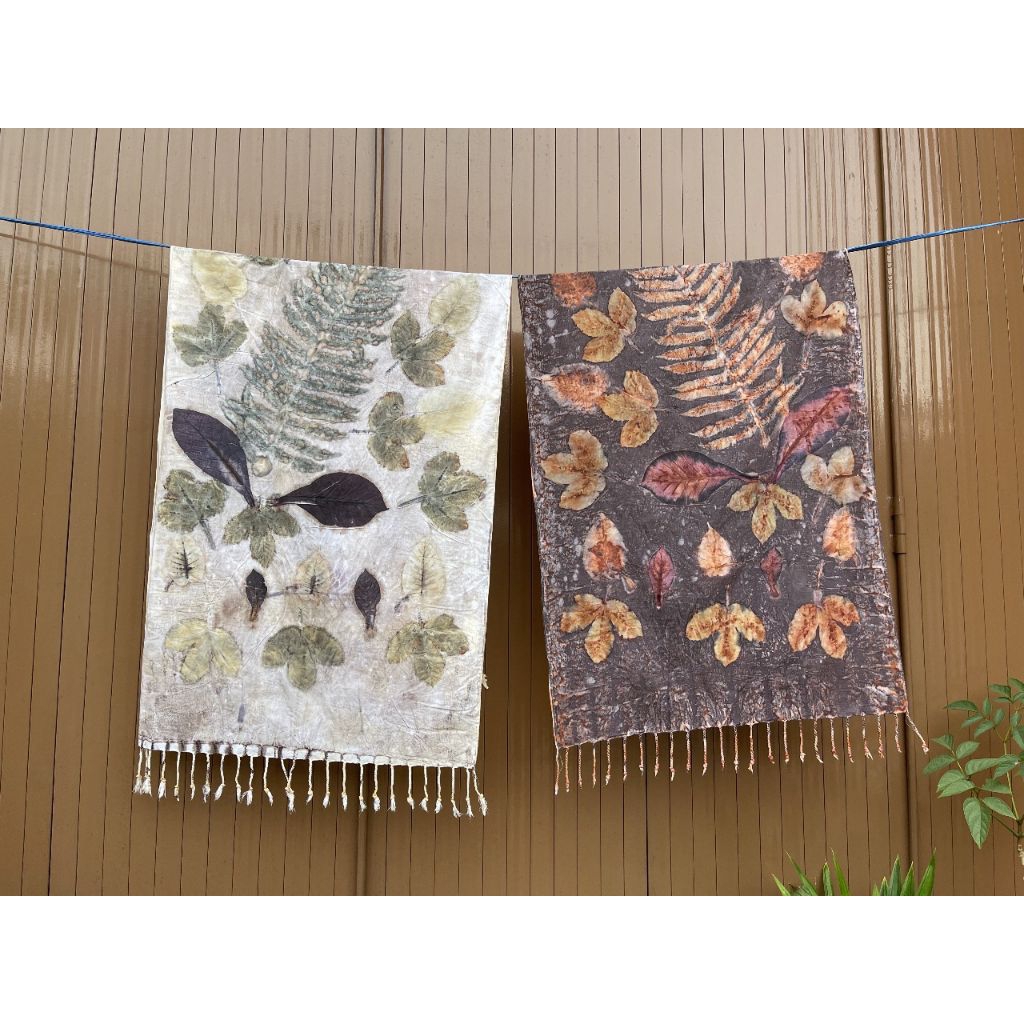 Taplak meja ecoprint