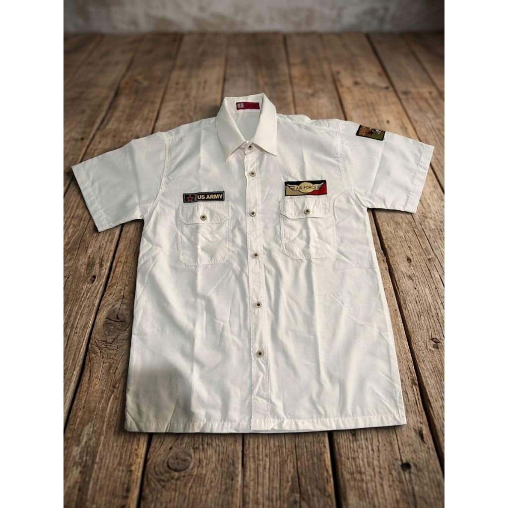 kemeja bordir us army