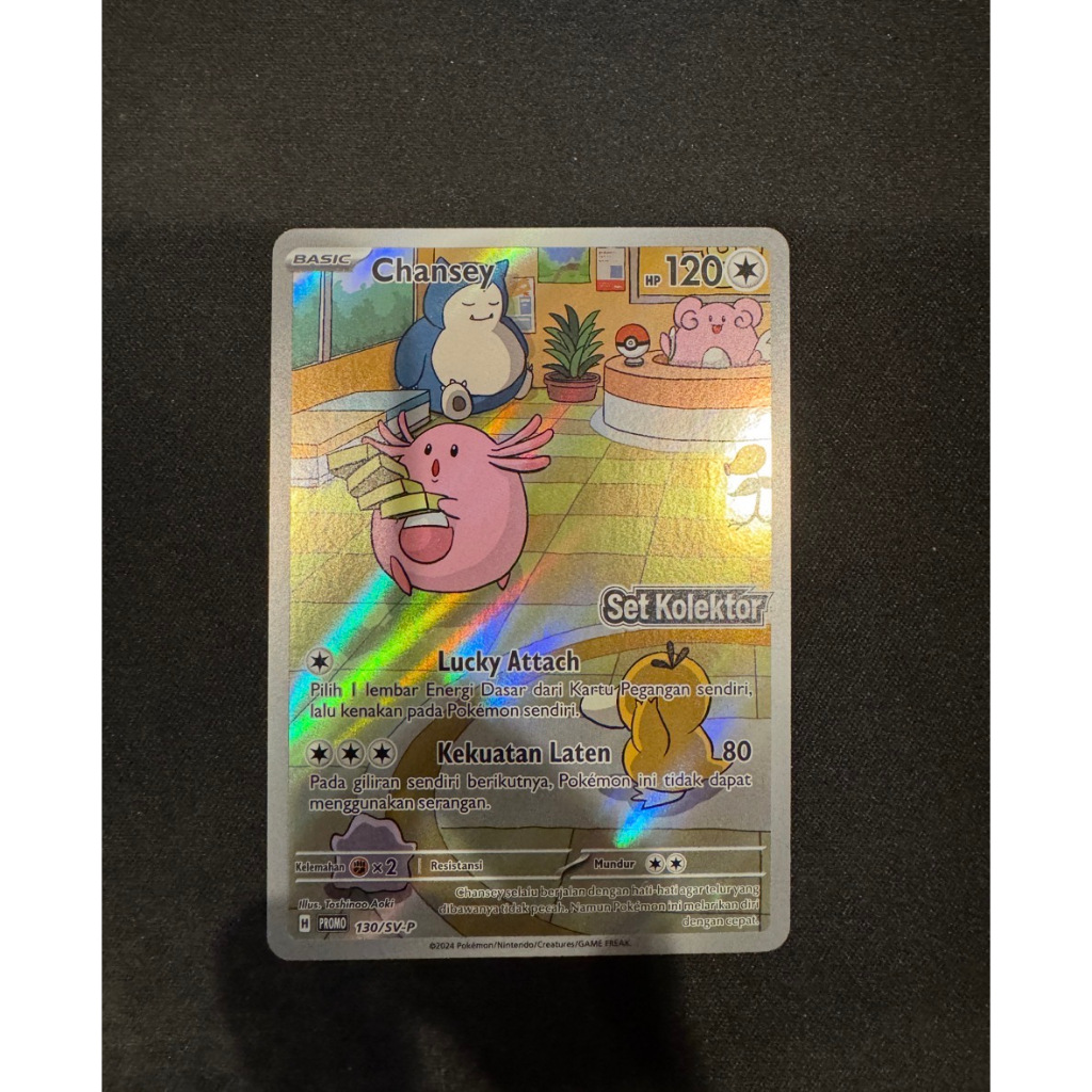 Kartu Koleksi TCG Pokemon Chansey Set Kolektor 130/SV-P