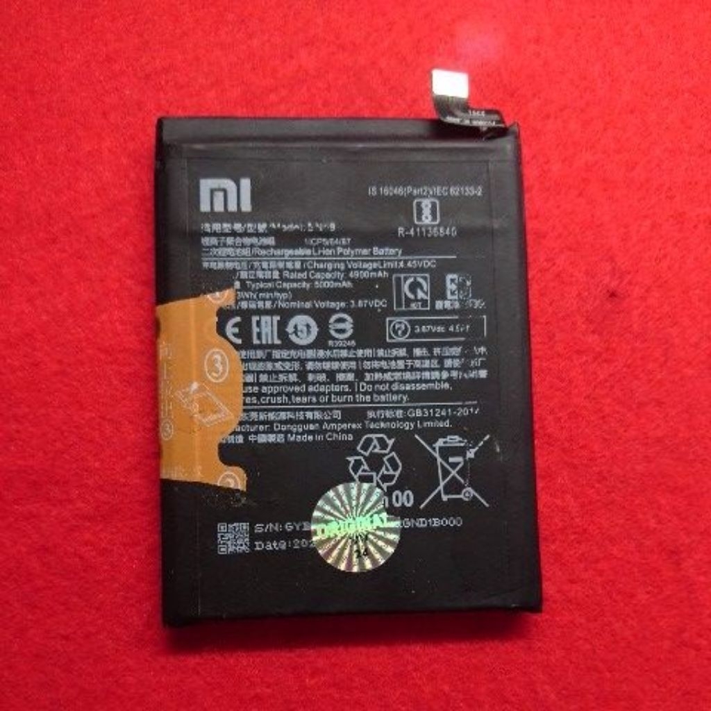 battery batre BN59 Xiaomi redmi note 10 note 10s new second