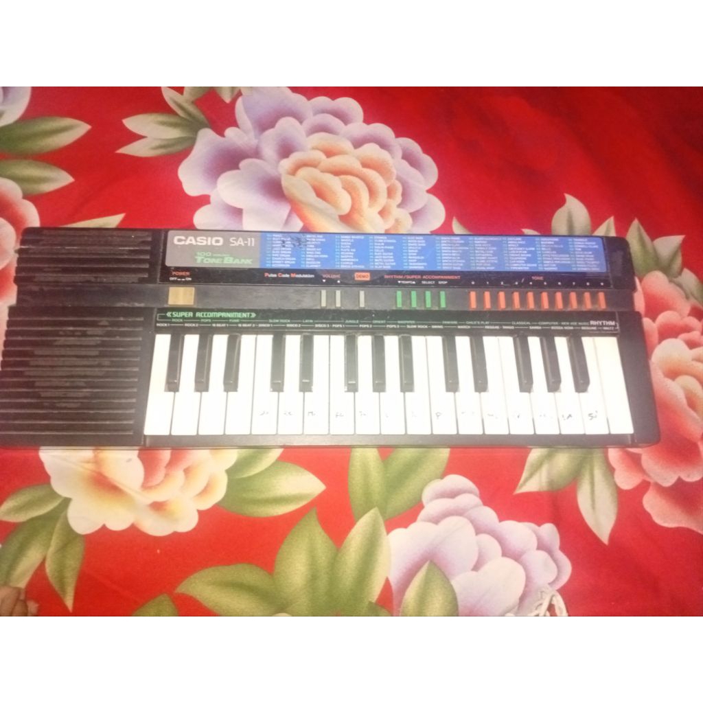 CASIO SA 11 PIANO DRUMBAND/OBROG