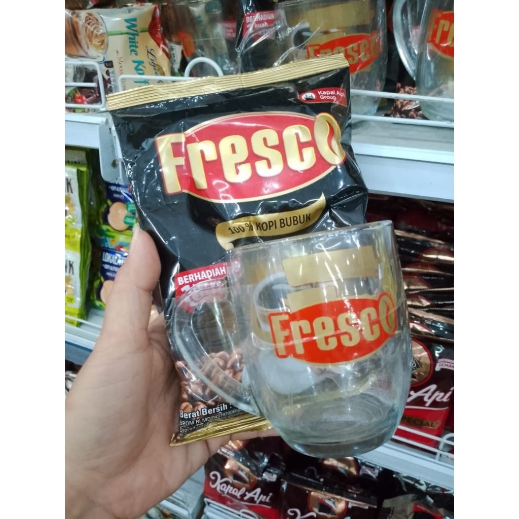 Kopi Fresco 158gr Free Gelas