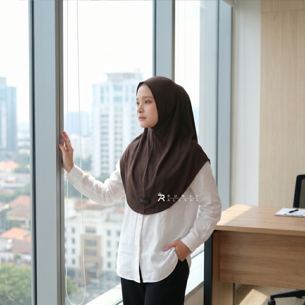 Hijab Bergo Instan Non Ped Jilbab Instan Sport Non Ped Varian Warna
